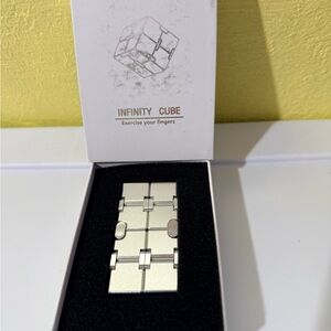 NFINITY Fidget Toy - Metallic Silver Stress Reliever